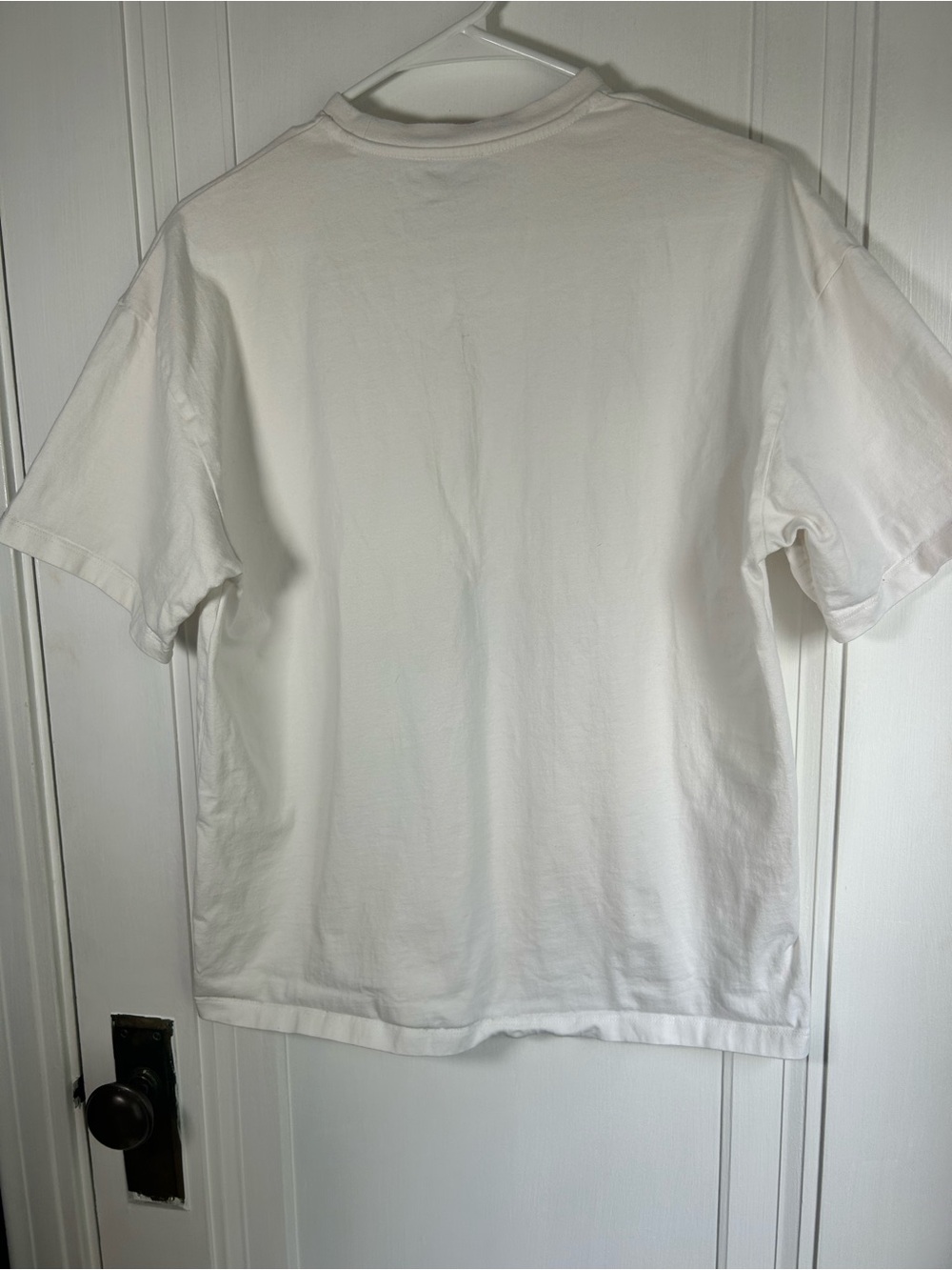White Fox Boutique Cherry Jam Oversized Graphic Tee White Cotton T-Shirt Womens - Picture 6 of 7